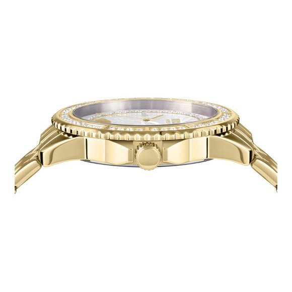 Sale! Versace Versus Gold 38mm Silver Dial Watch